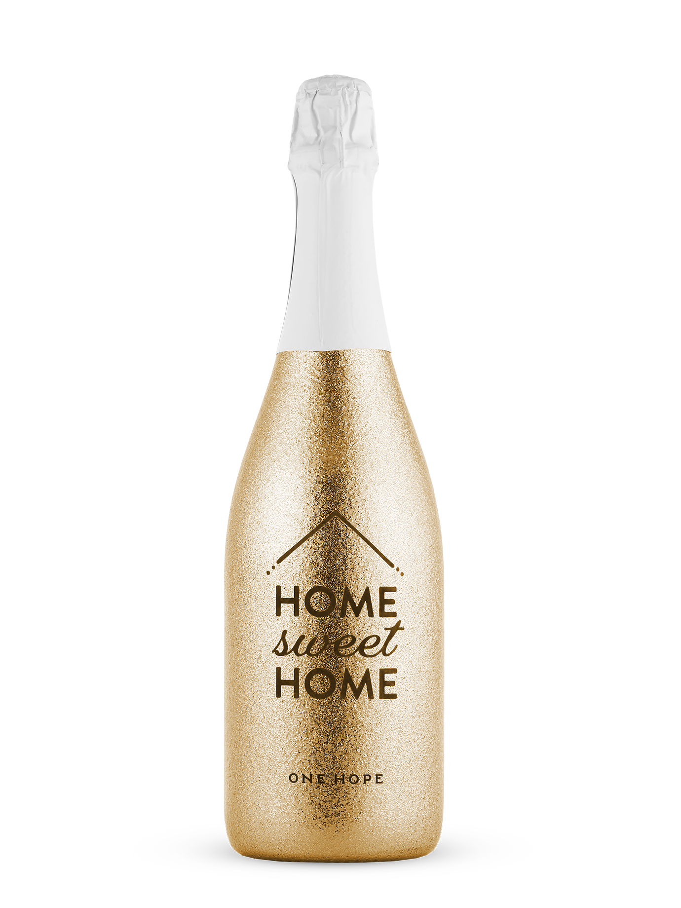 Home Sweet Home Gold Shimmer