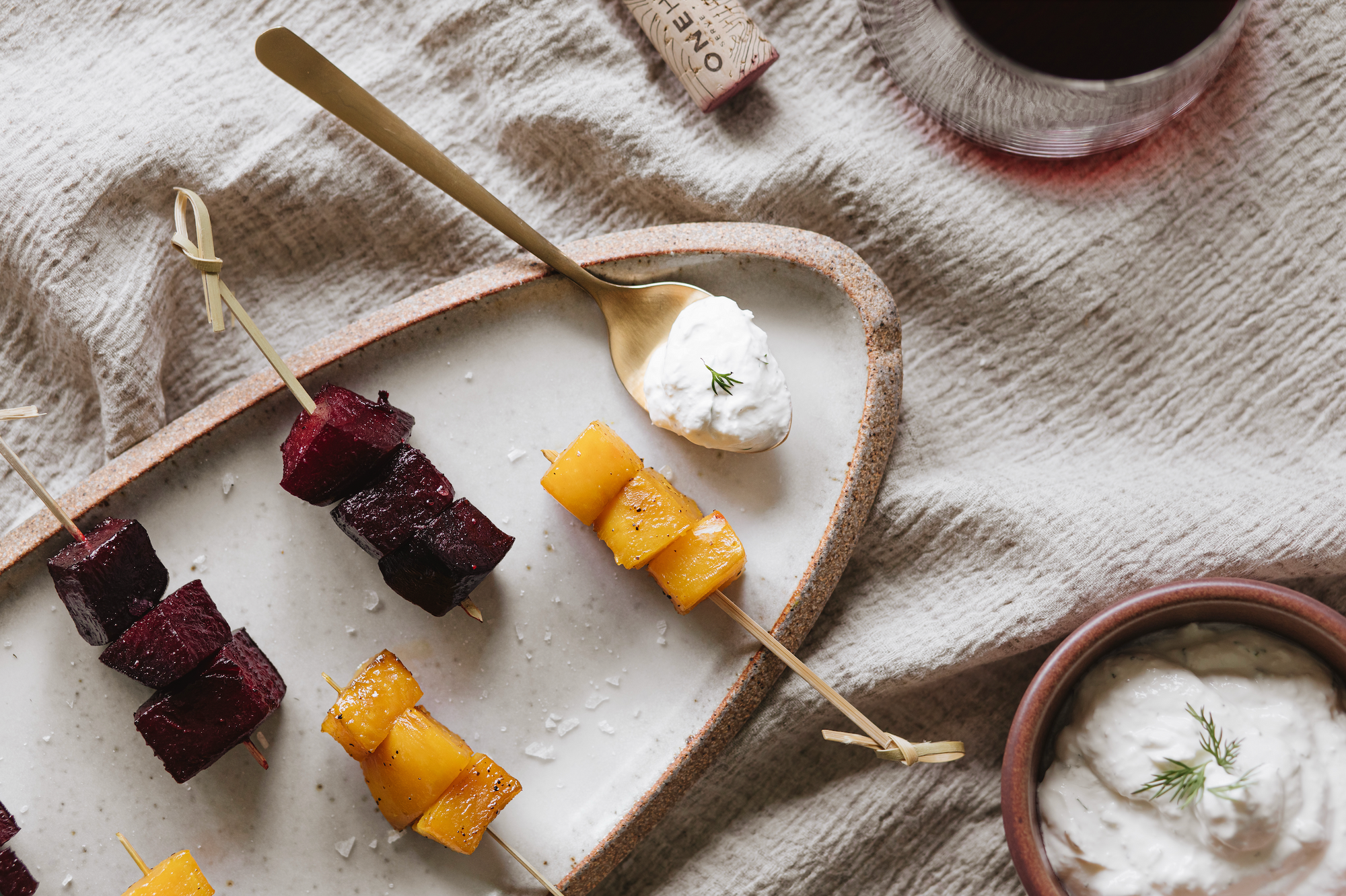 Roasted Beets with Horseradish Sauce & Cabernet Sauvignon Pairing