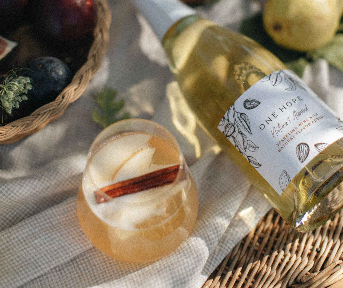 Apple Vanilla Spritz with Sparkling Almond