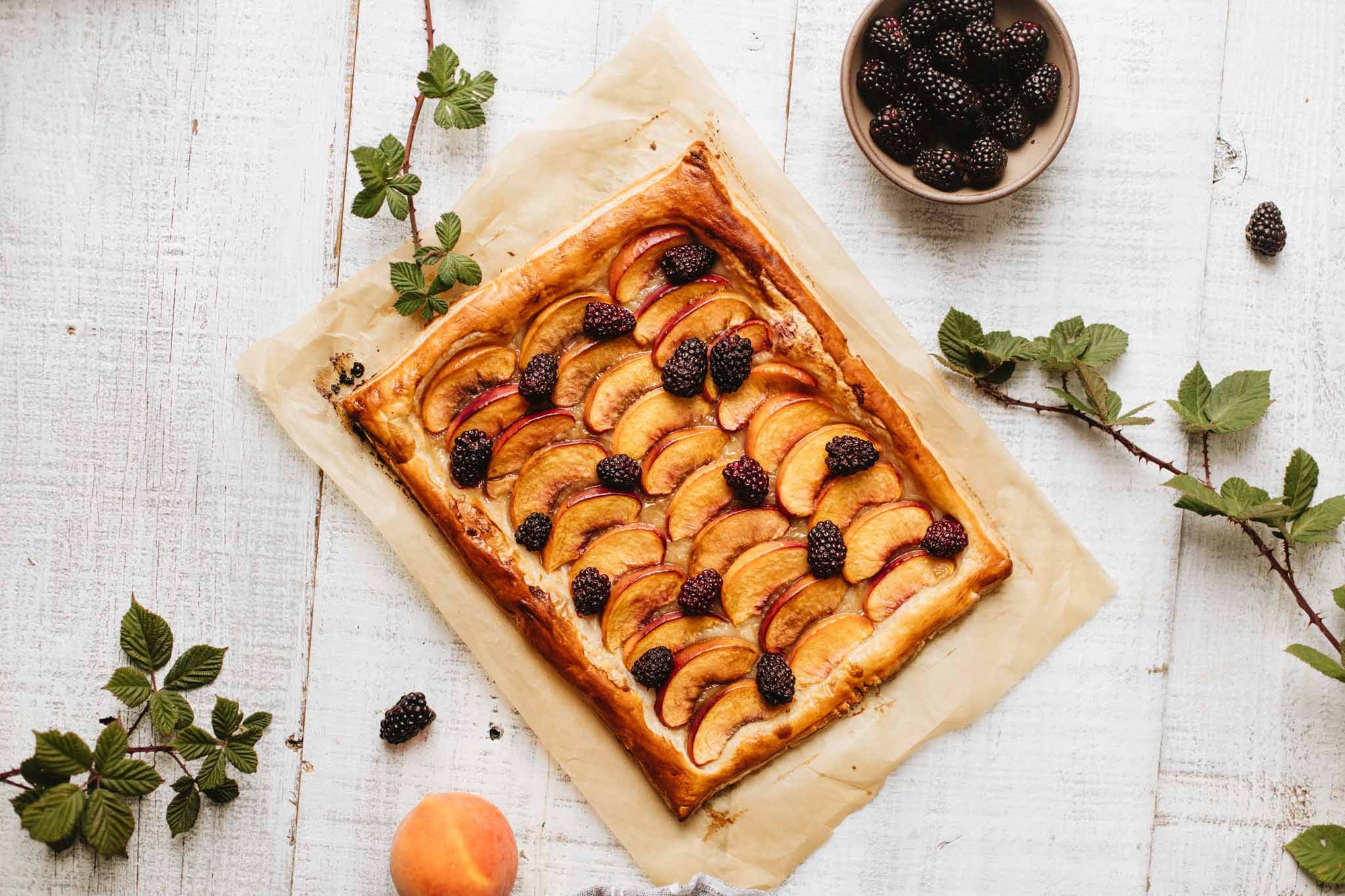 Blackberry Peach Galette Recipe + California Moscato Pairing