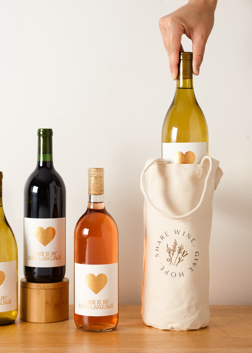 6-Pack Canvas Bags