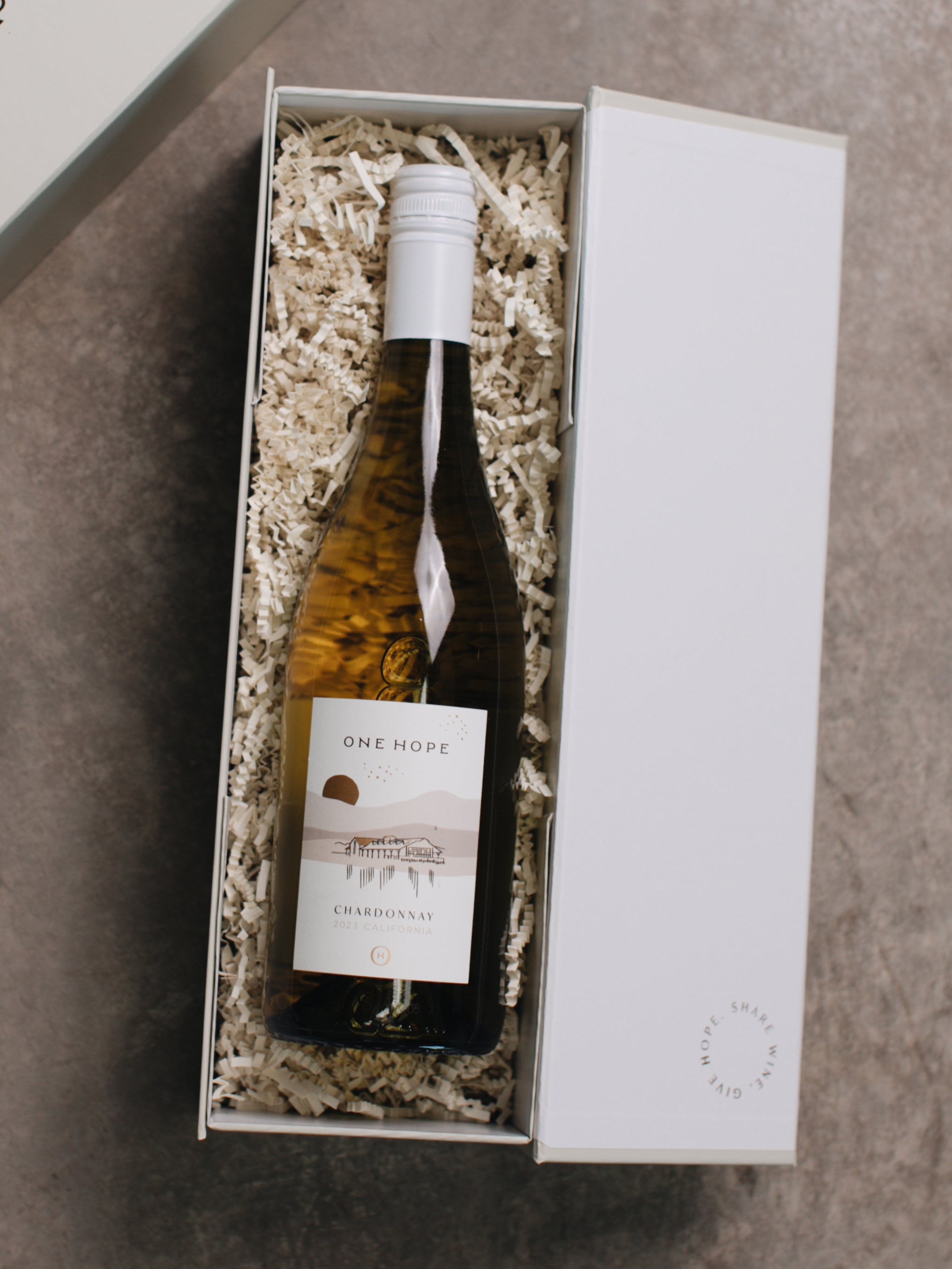 Single Bottle Magnetic Box | Elegant Wine Gift Box | ONEHOPE Wine