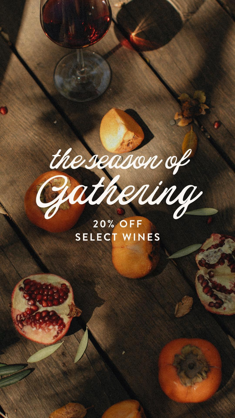 Your Fall Wine Lineup, 20% Off
